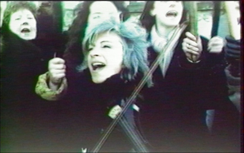 Un tournage à Etretat qui se déroula dans la joie.