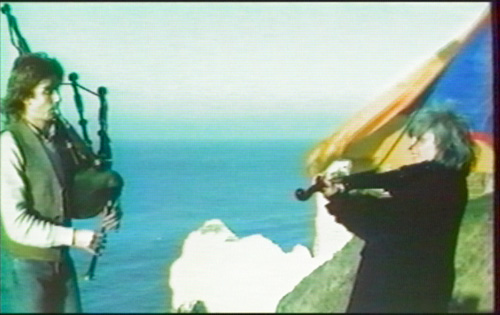 Un tournage à Etretat qui se déroula dans la joie.